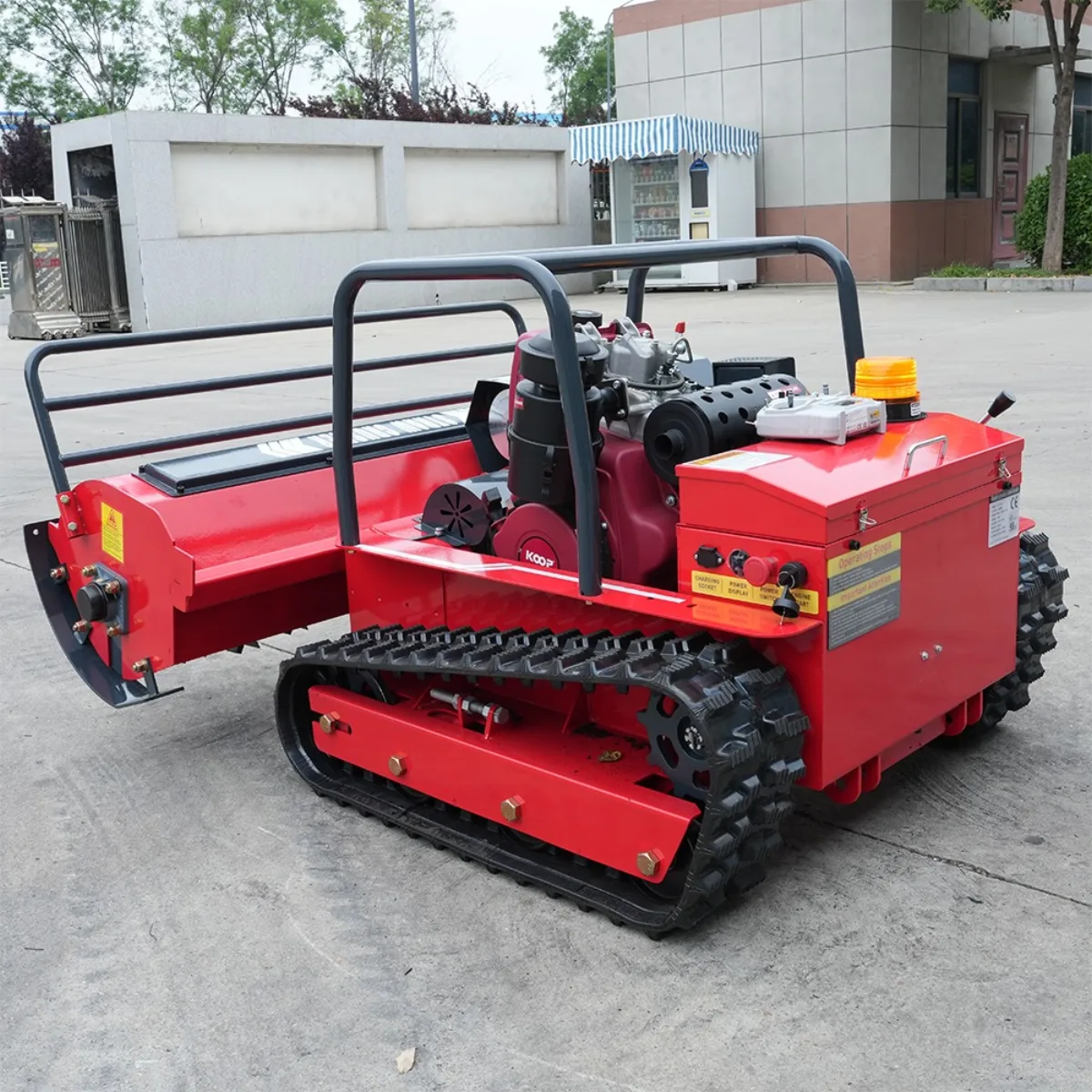Sonca radio-controlled forestry mulcher — overall view