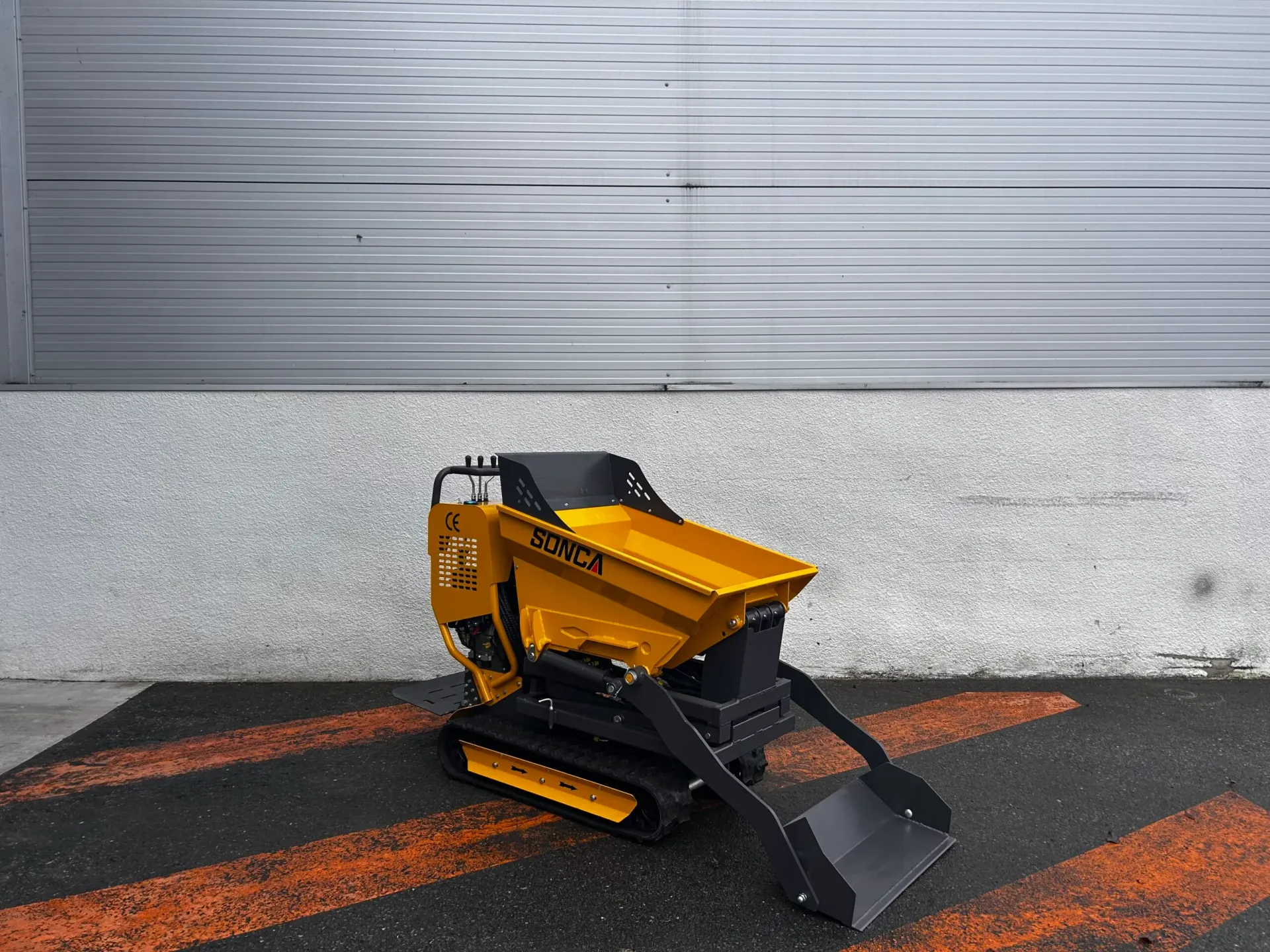 Mini-tombereau Sonca SJ-05EL profil avant droit