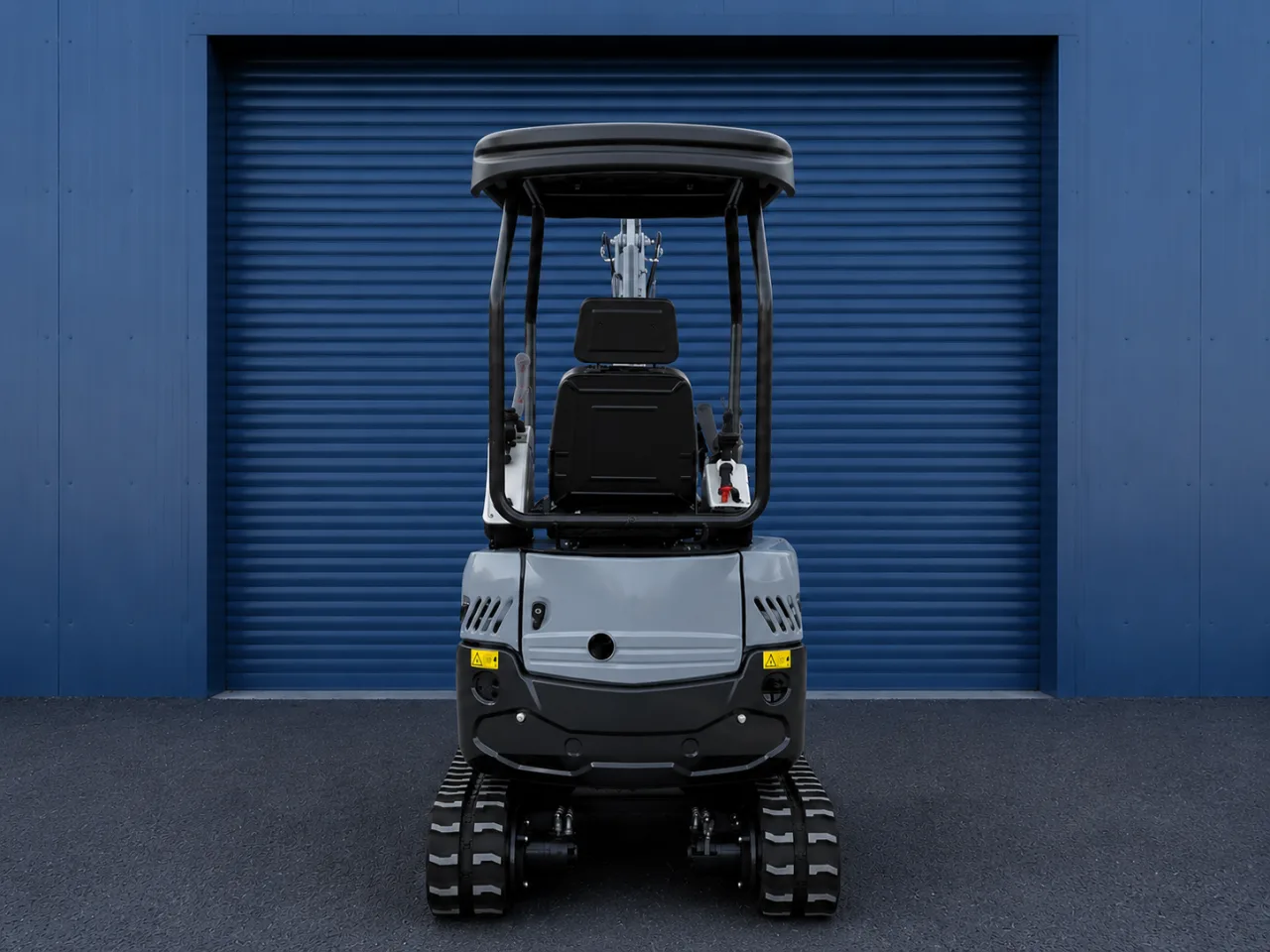 Mini-pelle Xcavator XC15P, poste de conduite et toit 4 montants ROPS